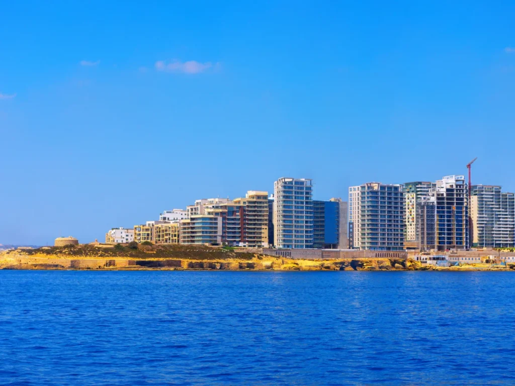 Beautiful picture of Sliema, Malta