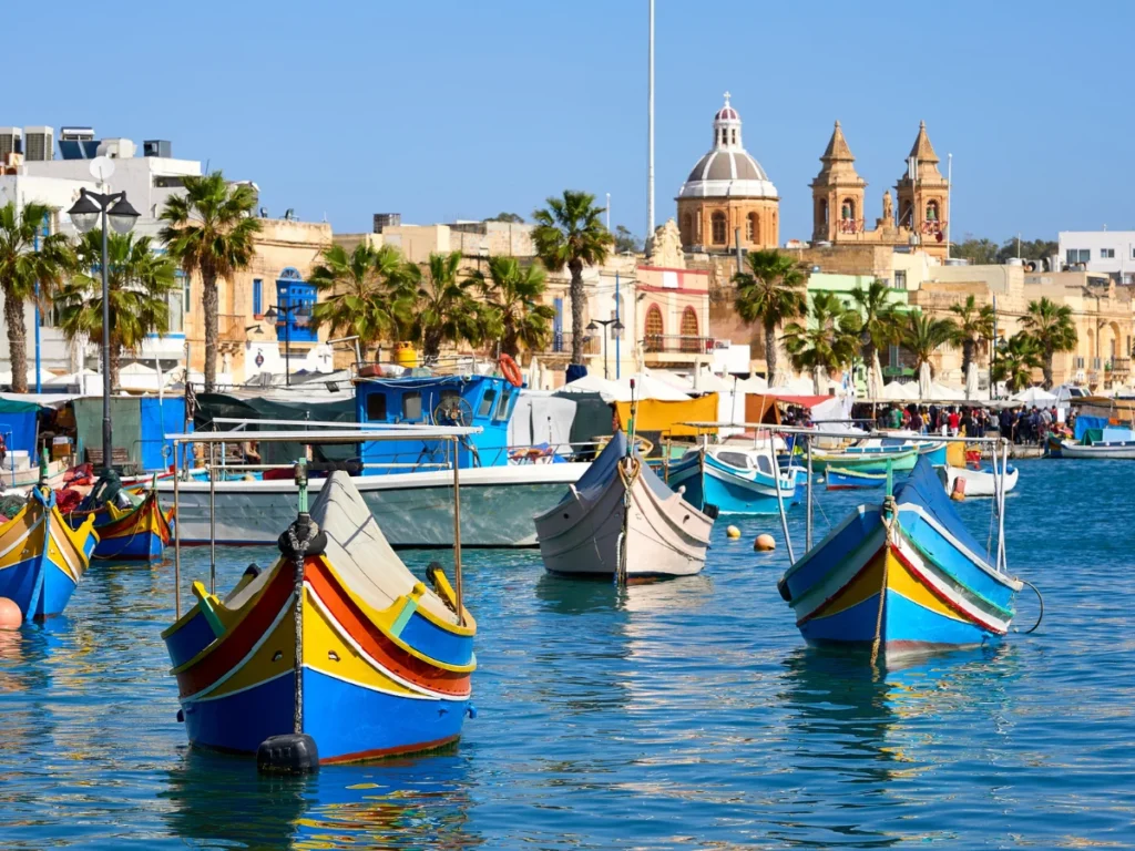 Marsaxlokk harbor, Malta